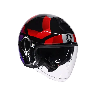 ETERES AGV E2206 CAMOGLI BLACK/RED/PURPLE 024 L