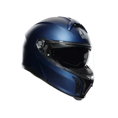 TOURMODULAR AGV E2206 SOLID MPLK GALASSIA BLUE MATT 004 XS