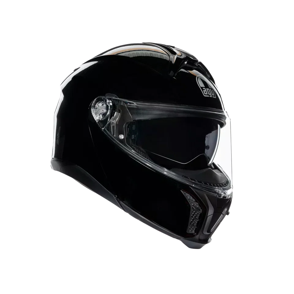 TOURMODULAR AGV E2206 SOLID MPLK BLACK 001 S