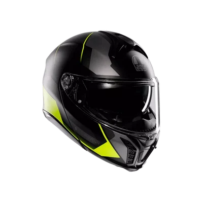 TOURMODULAR AGV E2206 MULTI MPLK PERCEPTION MATT BLACK/YEL FLUO 102 L