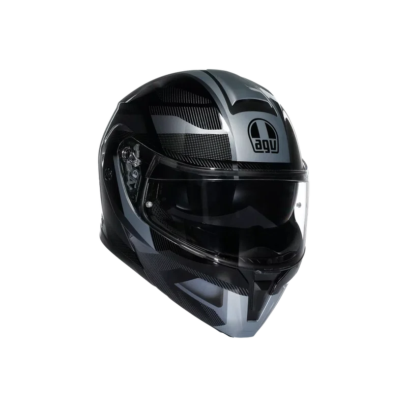 STREETMODULAR AGV E2206 MPLK # LEDRO MATT BLACK/GREY 016 XXL