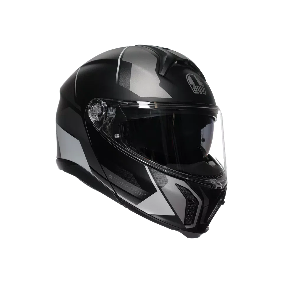 TOURMODULAR AGV E2206 MULTI MPLK PERCEPTION MATT BLACK/SILVER 106 S