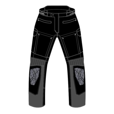 INFINITY 3 ADVENTURE TROUSERS SHORT (WP) black XL