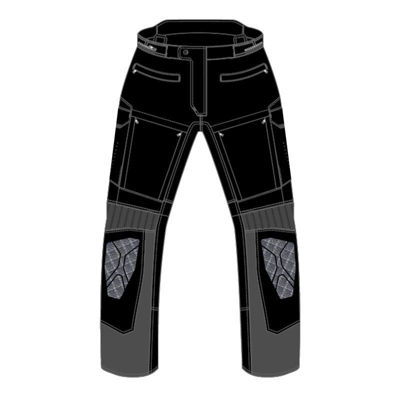 INFINITY 3 ADVENTURE TROUSERS SHORT (WP) black XL