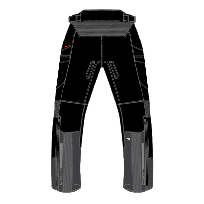 INFINITY 3 ADVENTURE TROUSERS SHORT (WP) black 3XL
