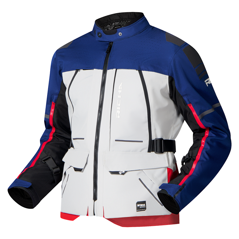 INFINITY 3 ADVENTURE JACKET (WP) blue/red XL
