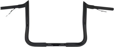HANDLEBAR MBB 8" BL WIRED