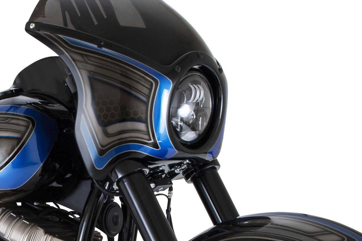 5.75 BLACK LED HEADLAMP ECE