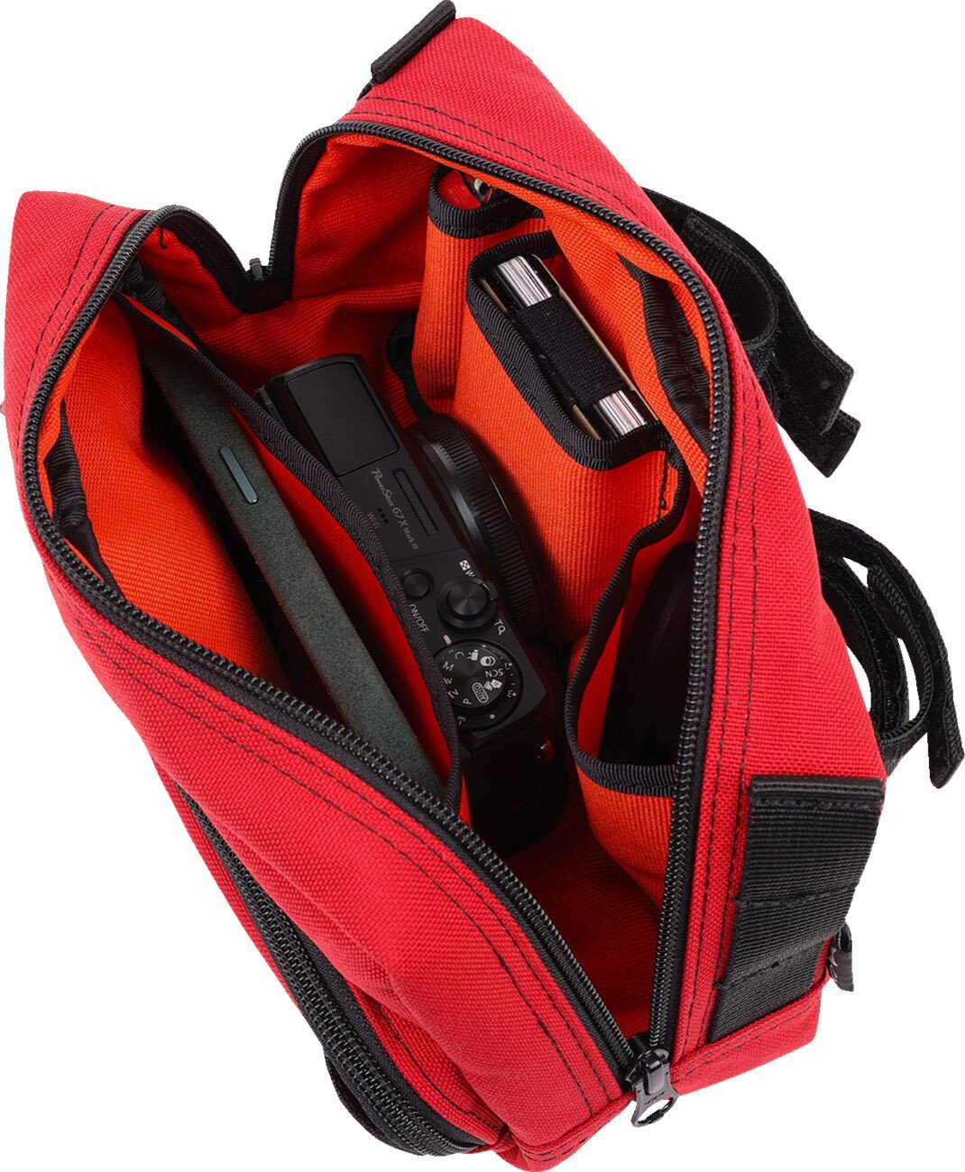 BAG HANDLEBAR TSC PLUS RED