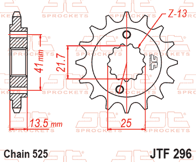 SPROCKET FRONT 15T 525 RU