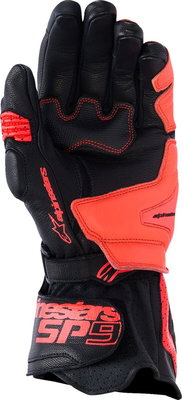 GLOVE SP-9 BLACK/RED FLUO 2XL