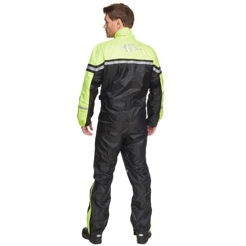 Sweep Typhoon 3 regnställ, svart/gul, 5XL