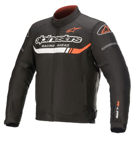 Alpinestars Jacka T-SP S Ignition Vattentät Svart/Röd fluo 4XL