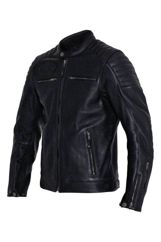 JACKET DEXTER LEATHER BLACK 2X