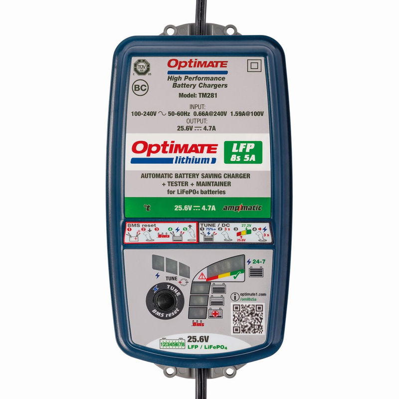 CHARGER OPT LITHIUM 8S 5A