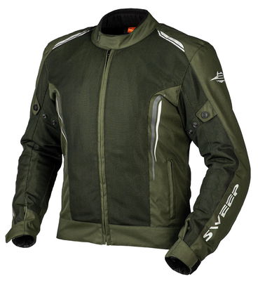 Sweep Air sommar mc jacka, oliv, 6XL