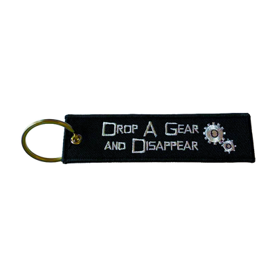 KEY CHAIN DROP A GEAR AND DISAPPEAR QTY white