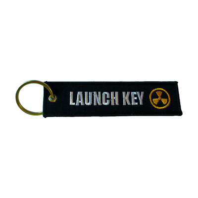 KEY CHAIN LAUNCH KEY QTY white