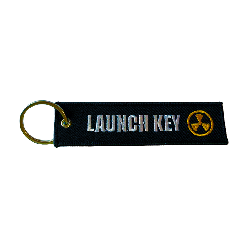 KEY CHAIN LAUNCH KEY QTY white