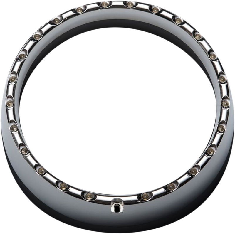 TRIM HALO 06-13 CHR WHT