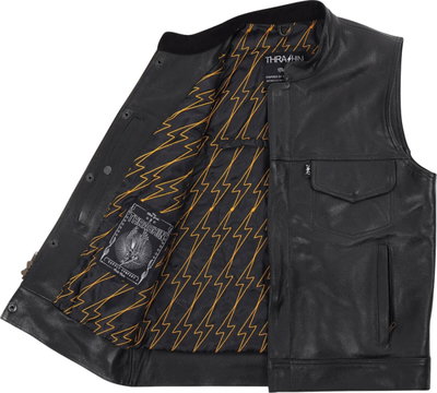 VEST MULHOLLAND LEATHER LARGE