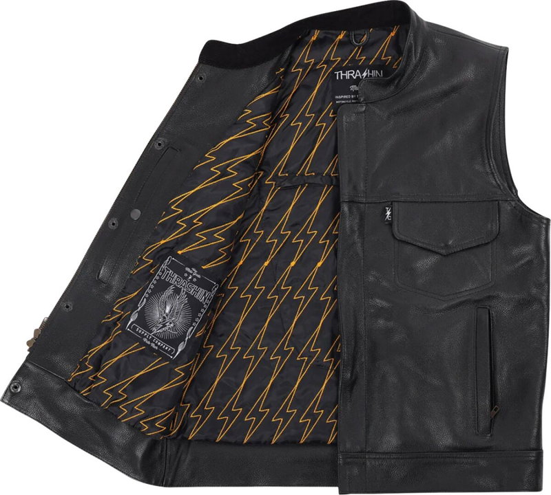 VEST MULHOLLAND LEATHER LARGE