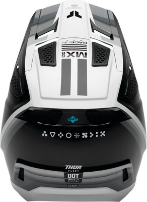 HELMET FLEET DEFY BK/WH XS