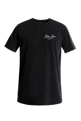 TEE JD LETTERING BLACK MD