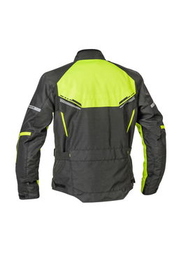 Lindstrands textiljacka Lomsen Svart/HV gul 56