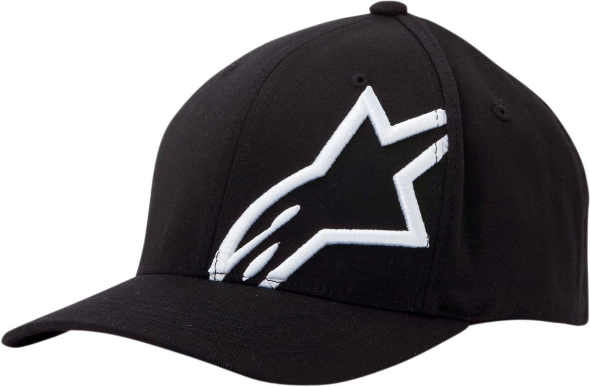 HAT CORP SHFT 2 BK/WT S/M