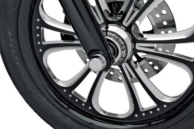 AXLE CAP FRONT CHROME