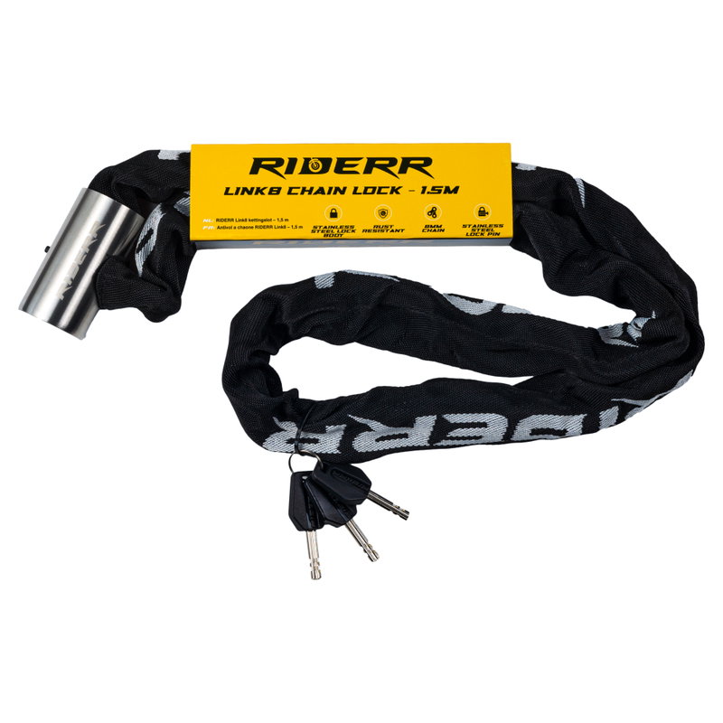 Link8 Chain Lock - 1.5m black QTY