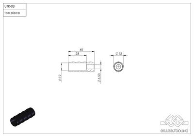 TOE PIECE SHIFT SIDE UTR-08-B