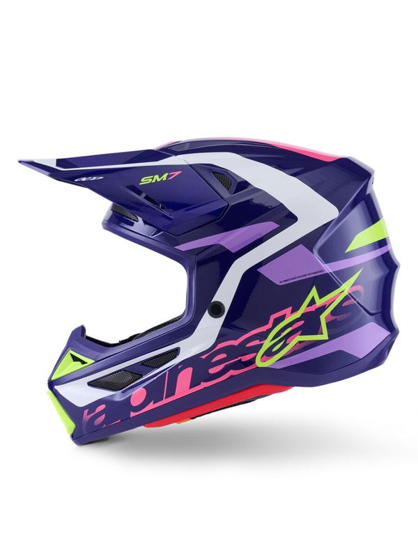 HELMET SM7 DEED PURPLE/PINK XS