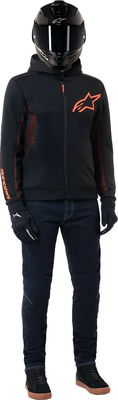 JACKET/HOODIE CHROME AIR BLK/R