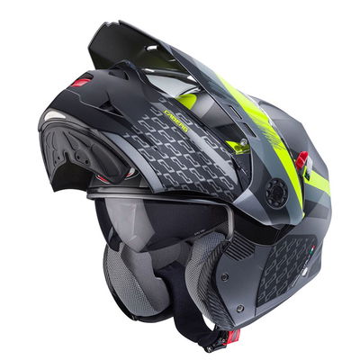 HJÄLM CABERG TOURMAXX GRÅ/GUL L