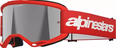GOGGLE VISION 3 WORDMARK RED M