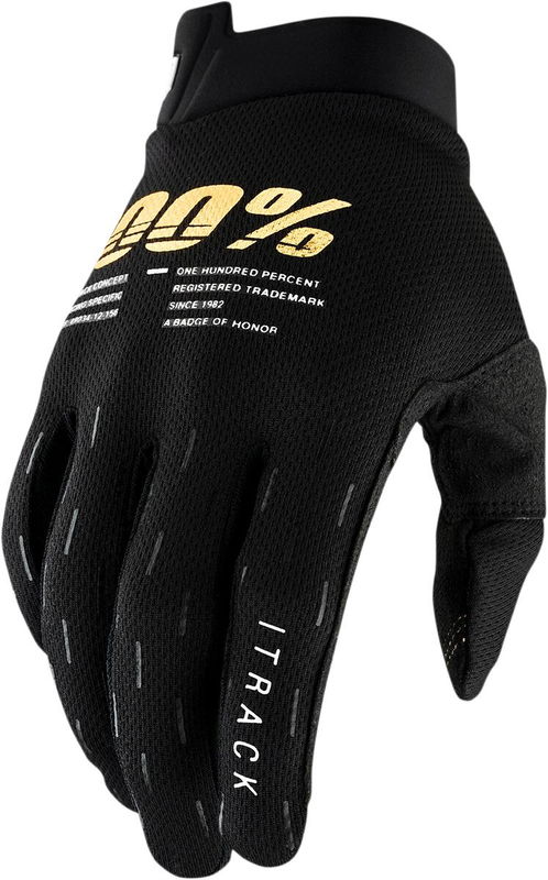 GLOVE YTH ITRACK BK XL