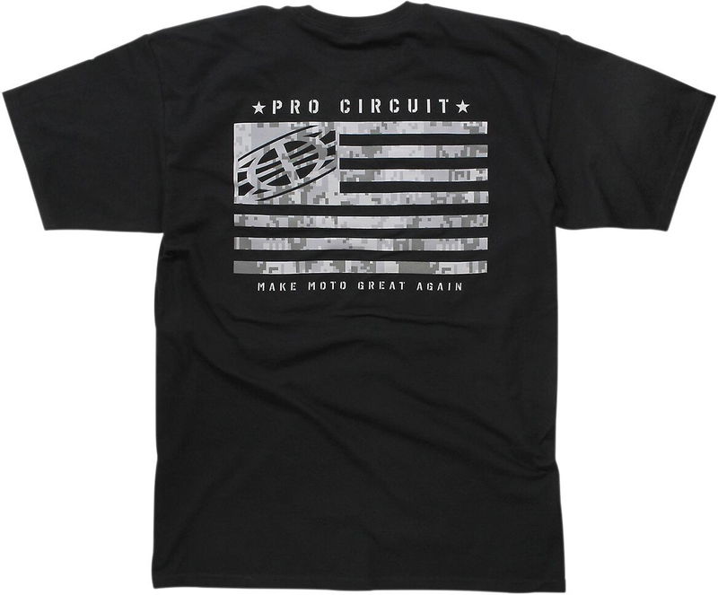 TEE PC FLAG BLK MD