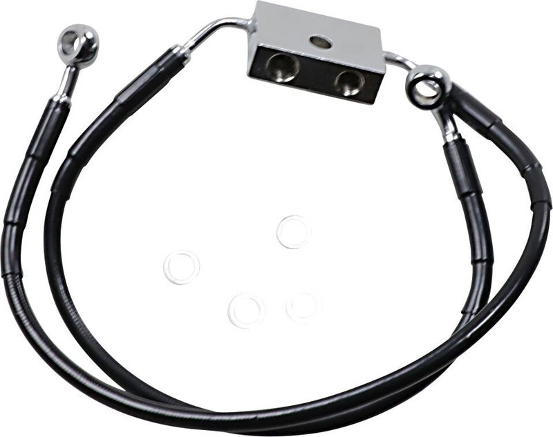 FRT BRAKE LINE XL BK