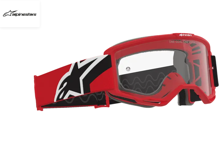 GOGGLE MX VISION OTG RED/BLK/W