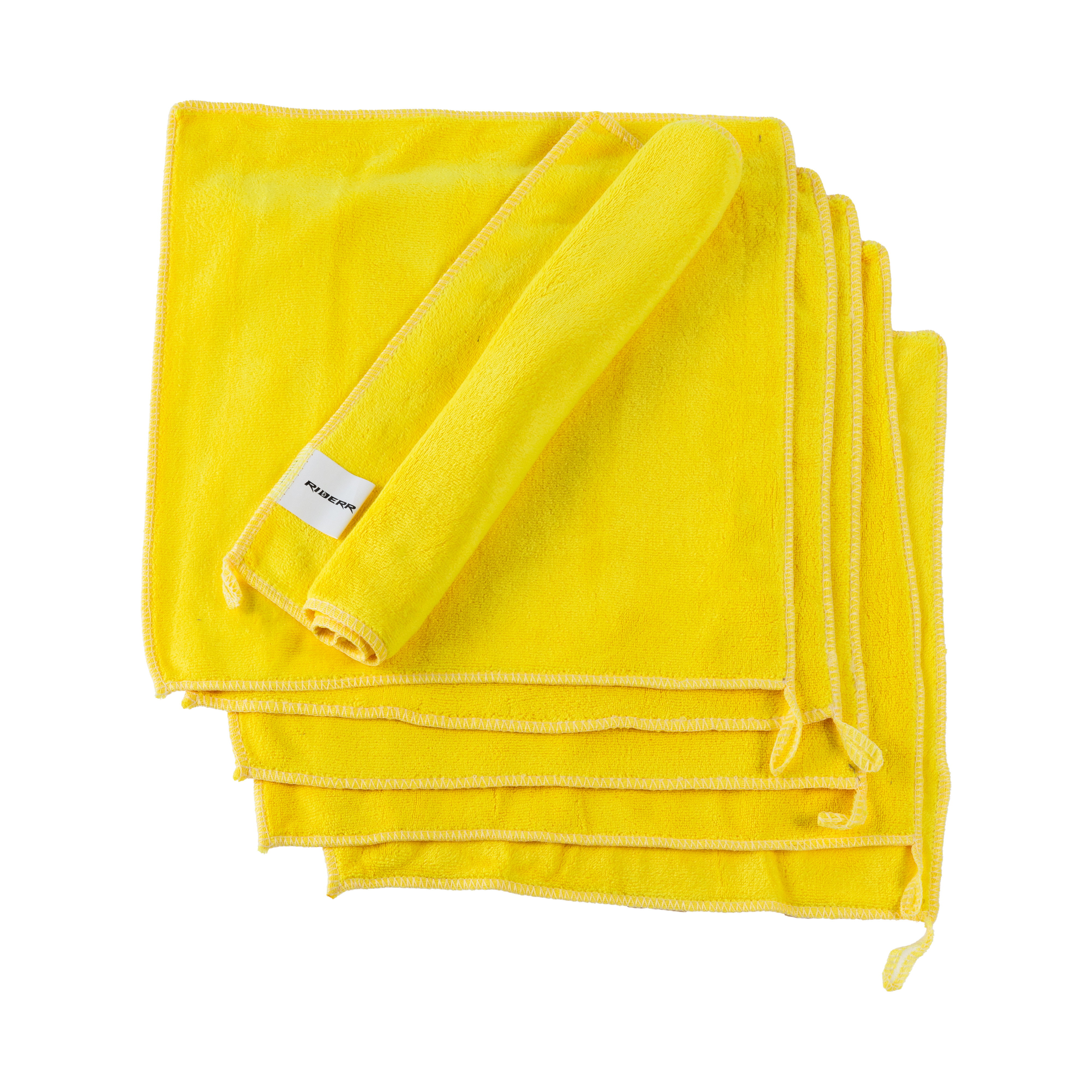 6pcs Microfibre Towels yellow QTY