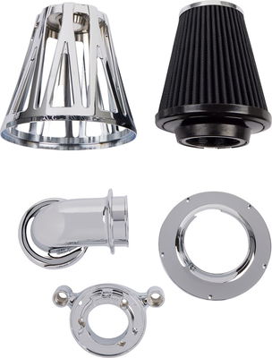 AIR CLEANER - CROSSFIRE MONSTER SUCKER - XL 91-22 - CHROME