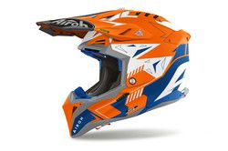 Airoh Hjälm Aviator 3 Spin Orange Fluo Matt XS