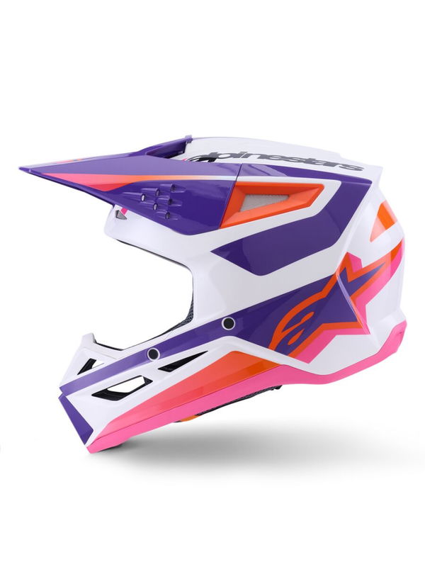 HELMET SM3 HEAT WHT/PU/PINK 2X