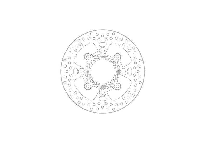 BRAKE DISC HALO REAR