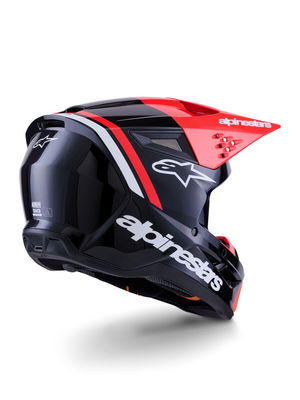 HELMET SM3 RADIUM BLK/RED/WH L