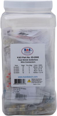 WIRE CONNECTORS 100 PKGS