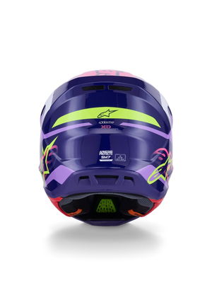 HELMET SM7 DEED PURPLE/PINK S