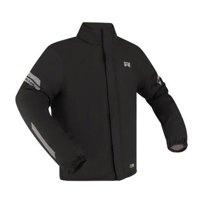 RAIN STRETCH 2L HOODIE SVART 2XL